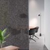 3M Fasara SH2BKTZ Terrazzo Black installation render on glass